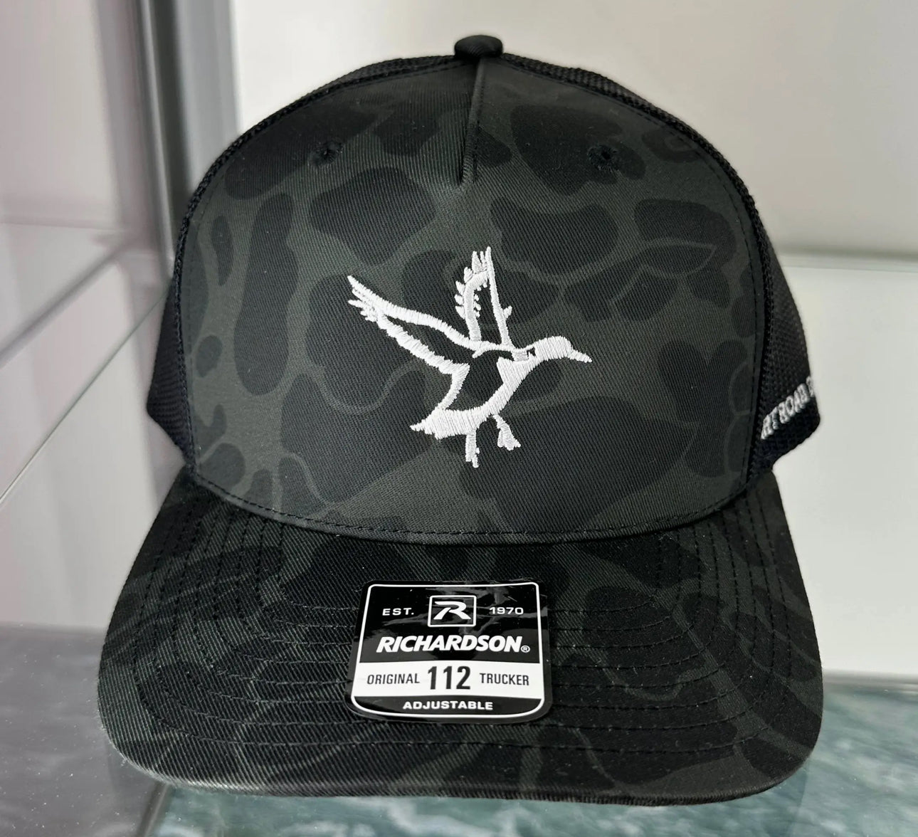 Dirt Road Dude Black Camo Adjustable Hat