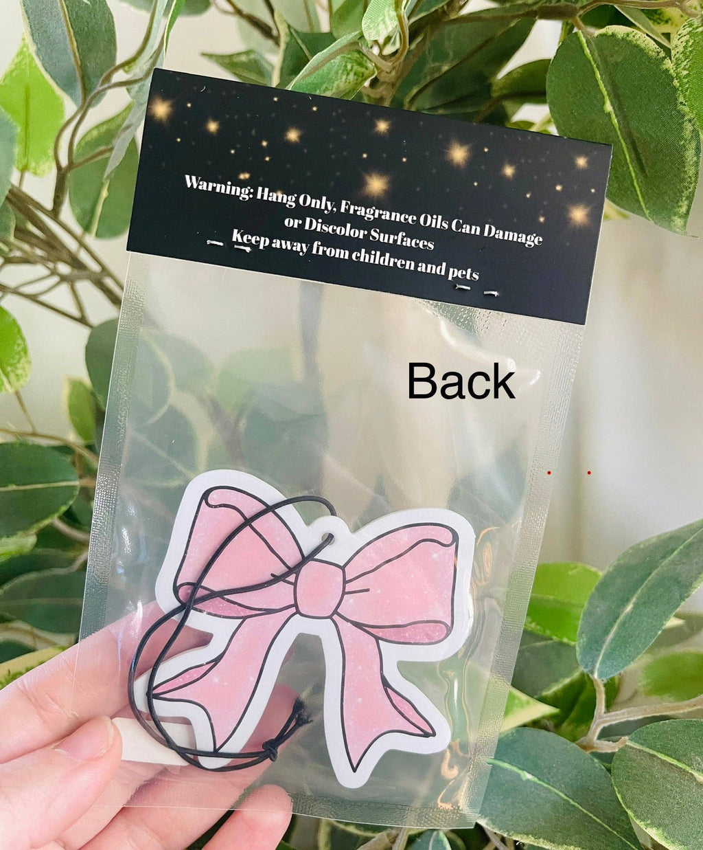 Pink Bow Air Freshener