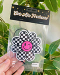 Checkered Daisy Air Freshener